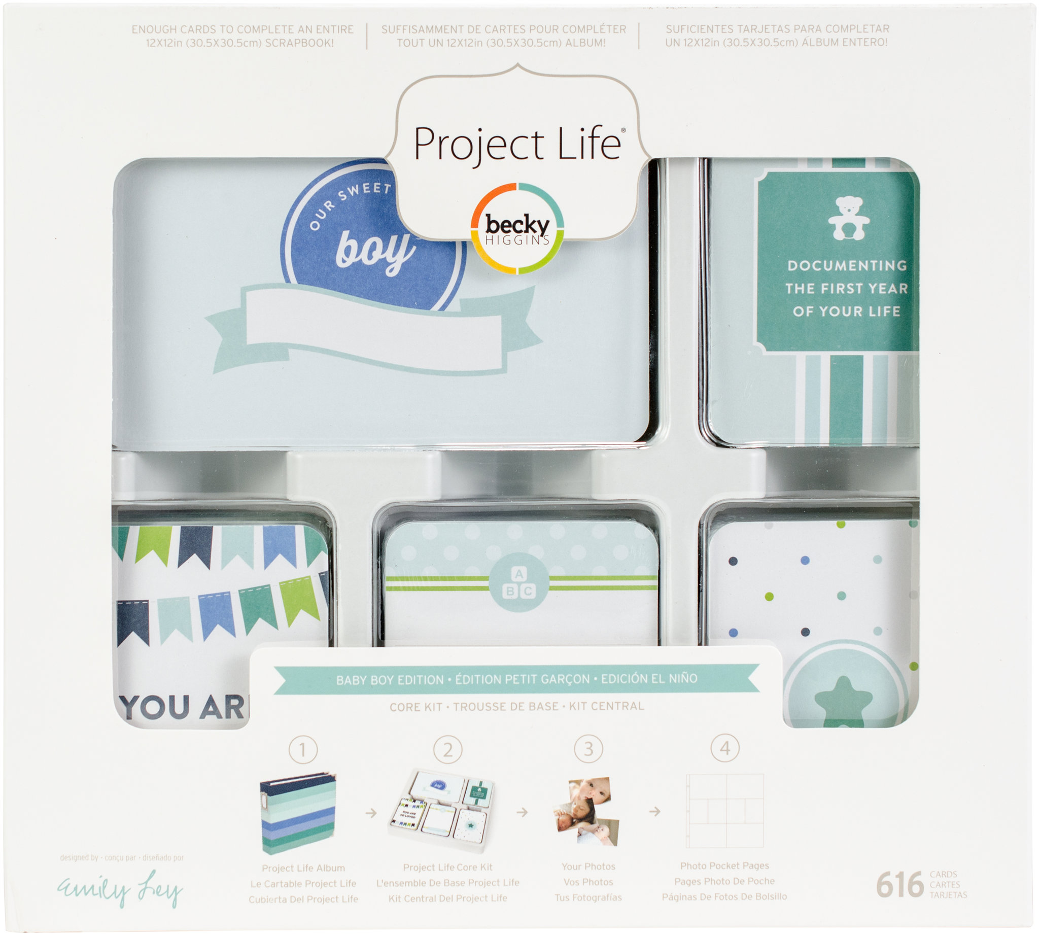 Bild von Project Life Core Kit-Baby Boy, 616/Pkg