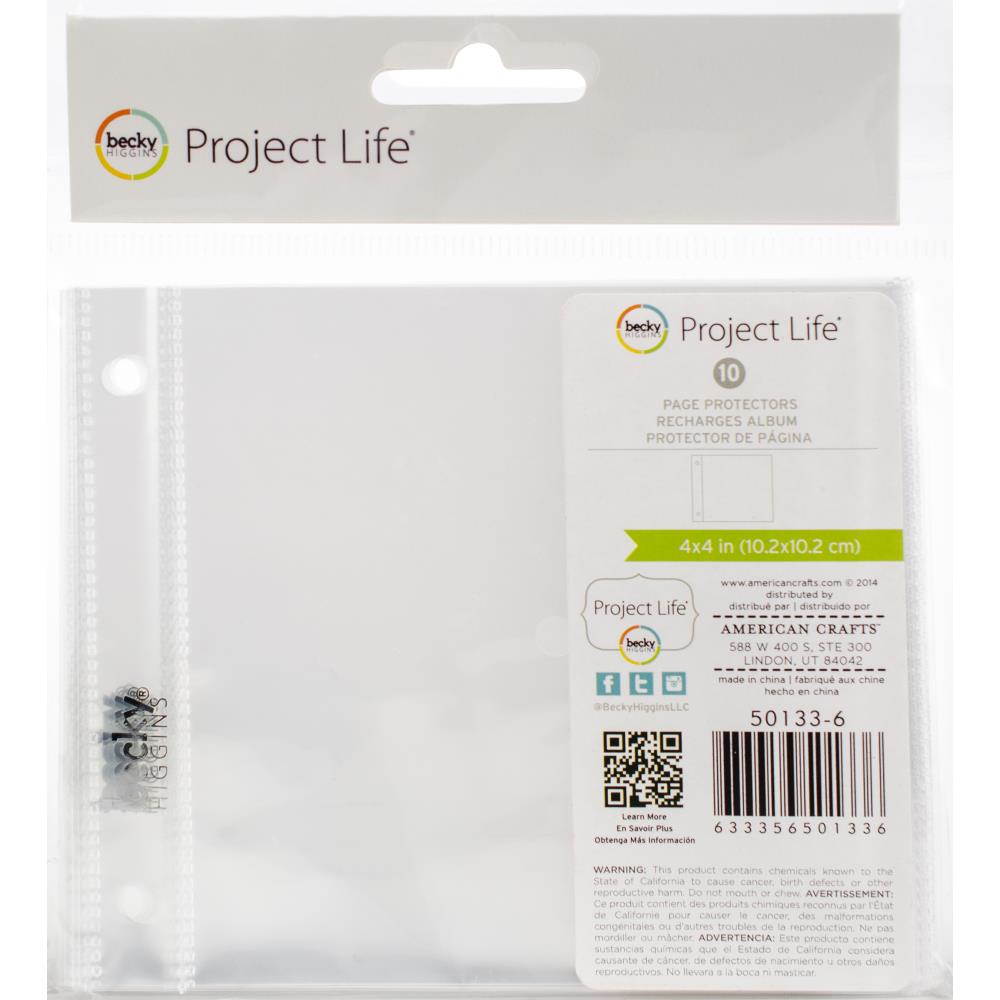 Bild von Project Life Photo Pocket Pages 4"X4" 10/Pkg-Full Page