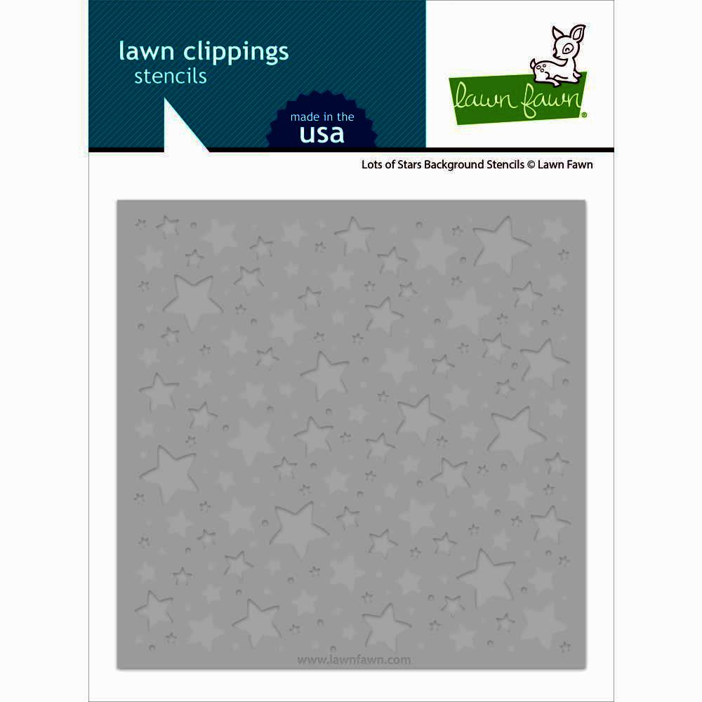 Bild von Lawn Clippings Stencils - Lots Of Stars