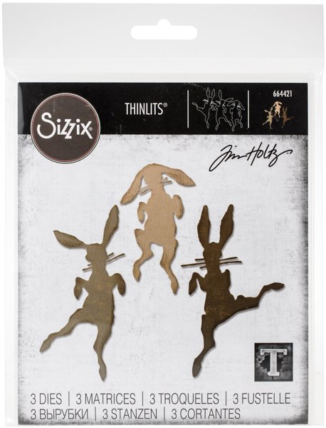 Bild von Sizzix Thinlits Dies By Tim Holtz-Bunny Hop