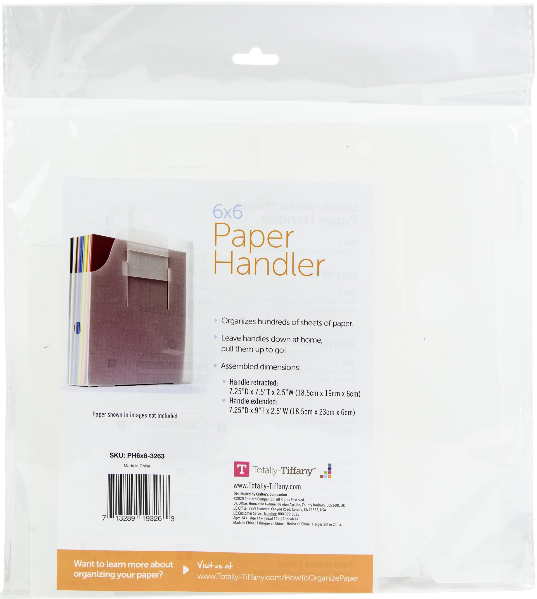 Bild von Totally-Tiffany Paper Handler 6"x6"-