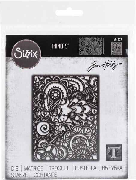 Bild von Sizzix Thinlits Die By Tim Holtz-Doodle Art #2