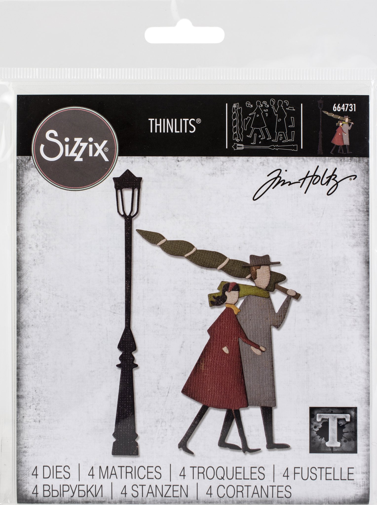 Bild von Sizzix Thinlits Dies By Tim Holtz 4/Pkg-Christmastime