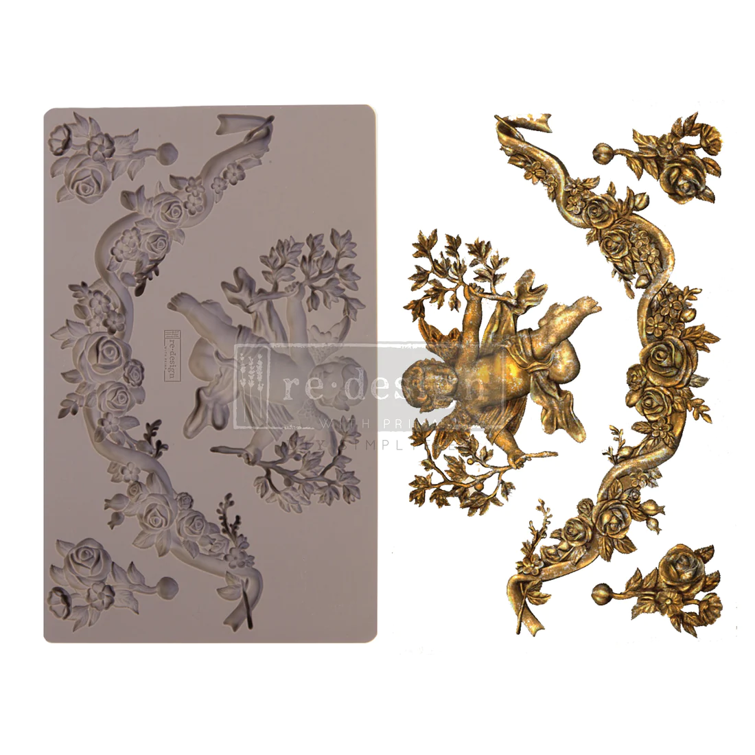 Bild von Prima Marketing Re-Design Mould 5"X8"X8mm - Divine Floral