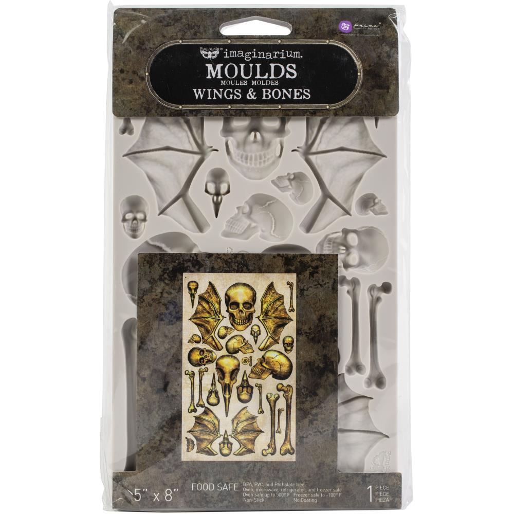 Bild von Finnabair Decor Moulds 5"X8"X8mm - Wings & Bones