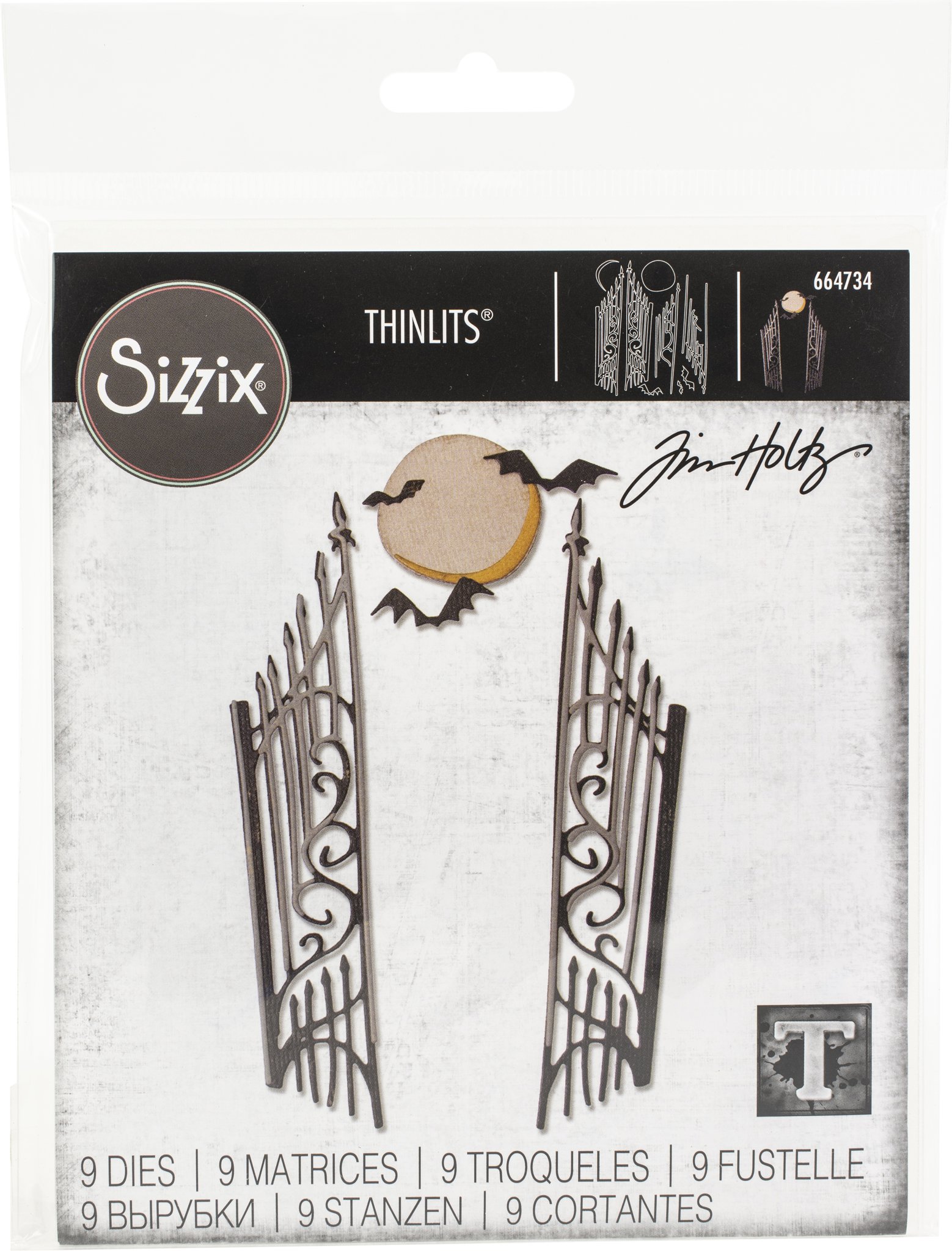 Bild von Sizzix Thinlits Dies By Tim Holtz 9/Pkg-Gate Keeper