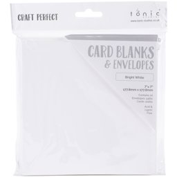 Bild von Craft Perfect Card Blanks 7"x 7" - Bright White