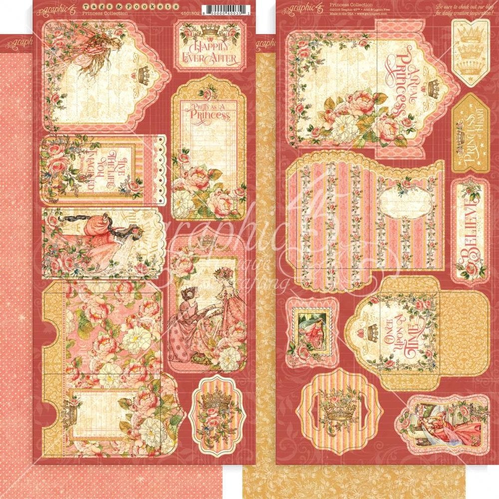 Bild von Graphic45 Princess Tags & Pockets