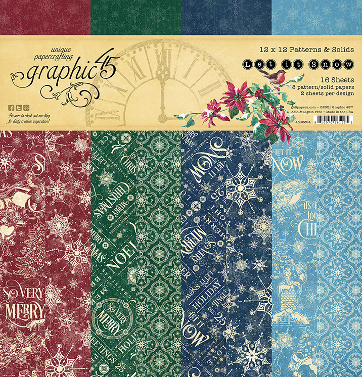 Bild von Graphic45 Let It Snow 12x12 Patterns & Solids