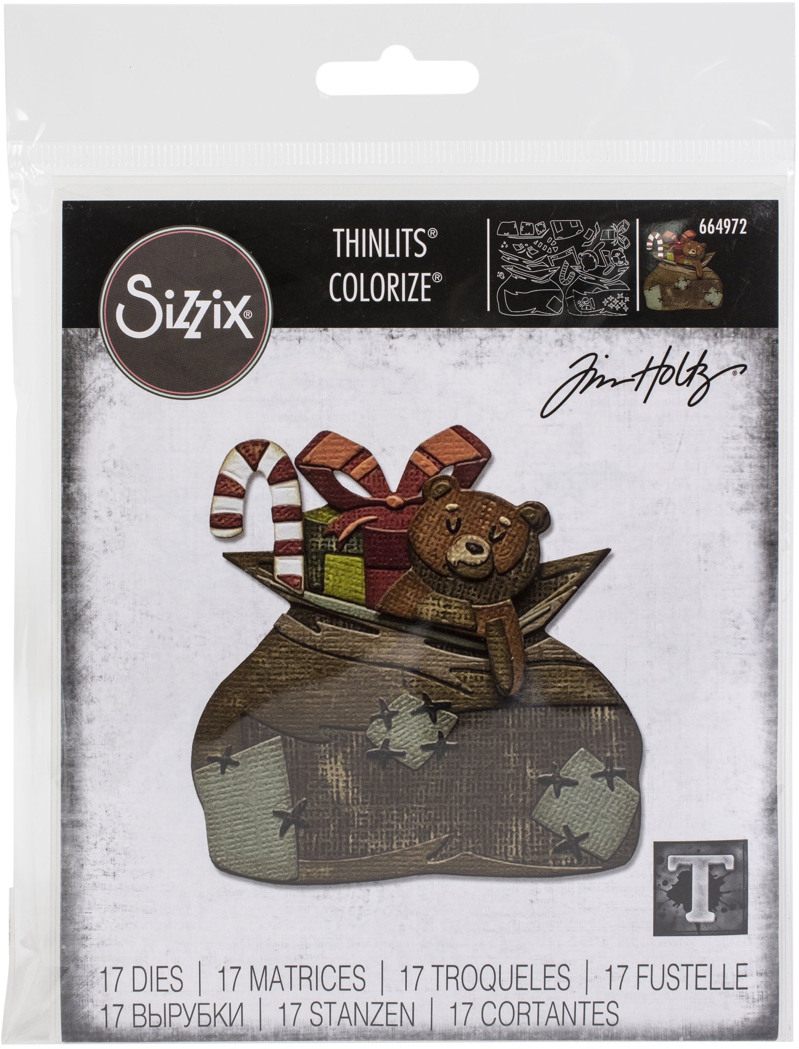 Bild von Sizzix Thinlits Dies By Tim Holtz 17/Pkg-Toyland, Colorize