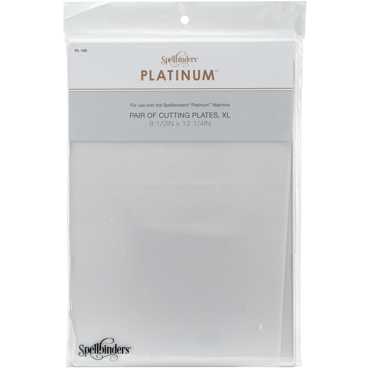 Bild von Spellbinders Platinum Cutting Plates 2/Pkg-X-Large 12.25"X8.5"