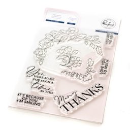 Bild von Pinkfresh Studio Clear Stamp Set 4"X6"-Arch Florals