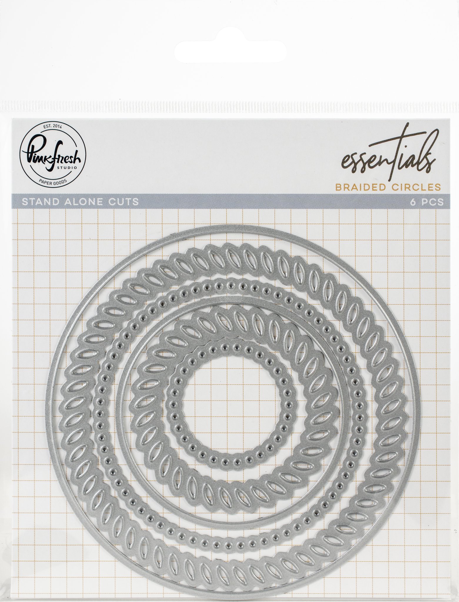 Bild von Pinkfresh Studio Essentials Die Set-Braided Circles