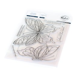 Bild von Pinkfresh Studio Clear Stamp Set 4"X6"-Butterflies