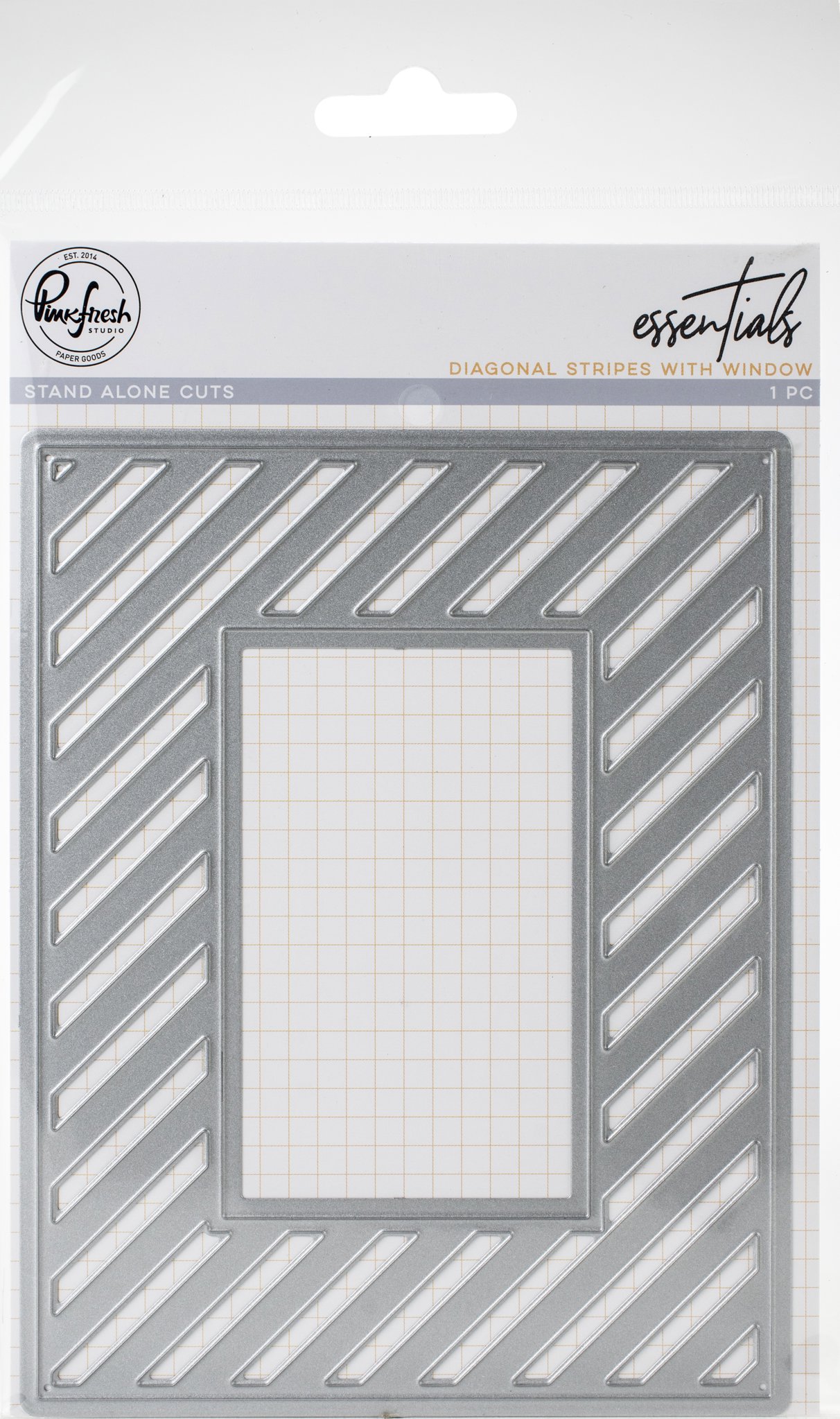 Bild von Pinkfresh Studio Essentials Die-Fancy Diagonal Stripes W/Window