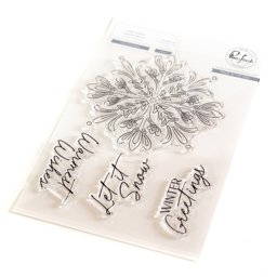 Bild von Pinkfresh Studio Clear Stamp Set 4"X6"-Folk Snowflake