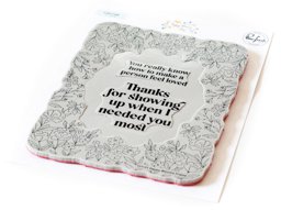 Bild von Pinkfresh Studio Cling Rubber Background Stamp Set A2-Happy Blooms Frame