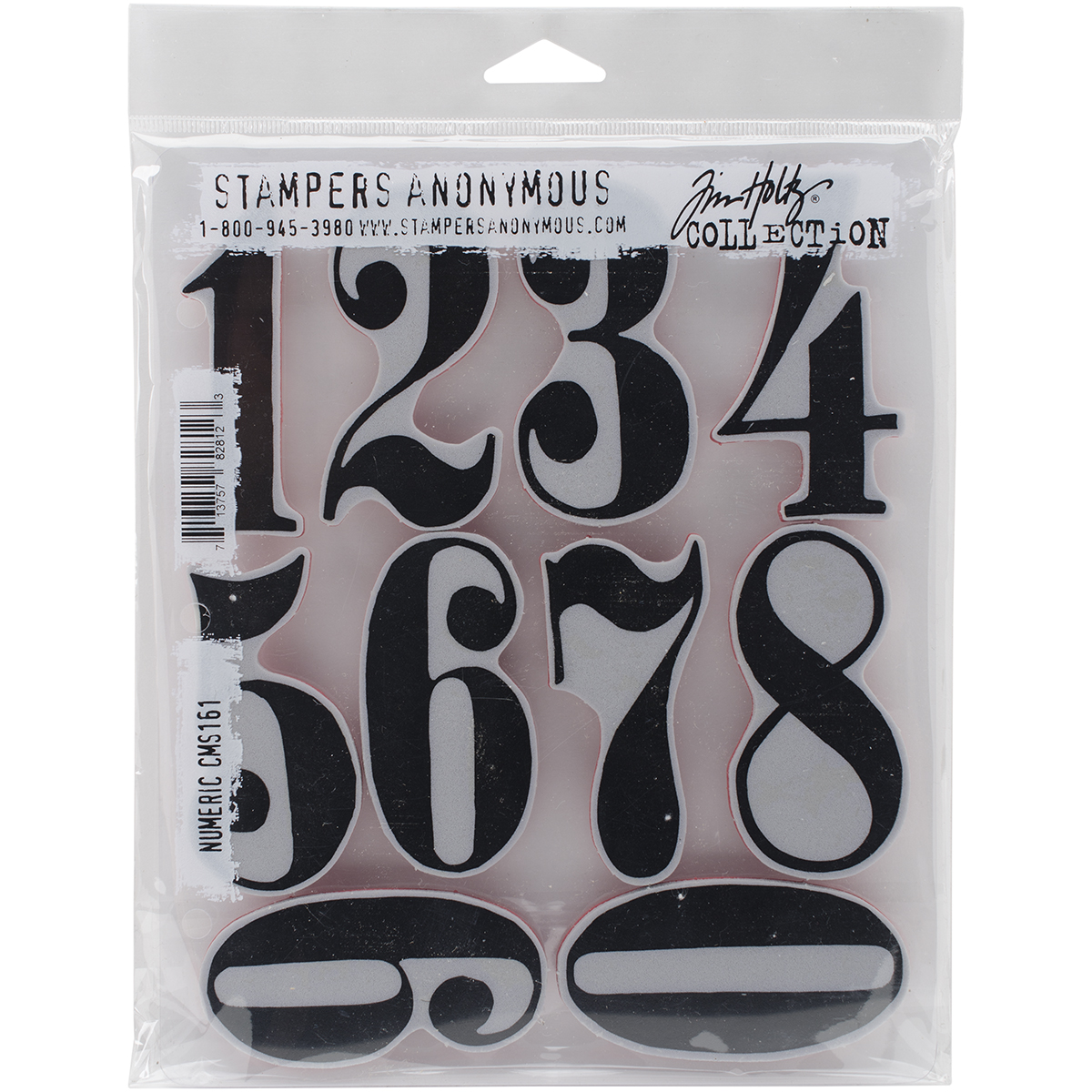 Bild von Tim Holtz Cling Stamps -Numeric
