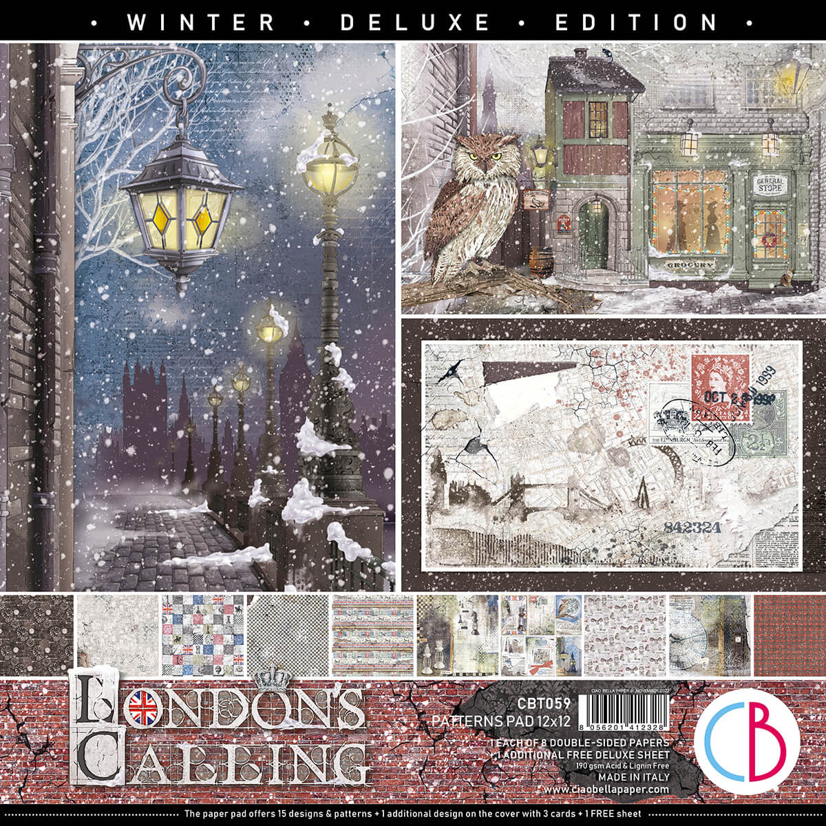 Bild von Ciao Bella - LONDON'S CALLING PATTERNS PAD 12X12 8/PKG