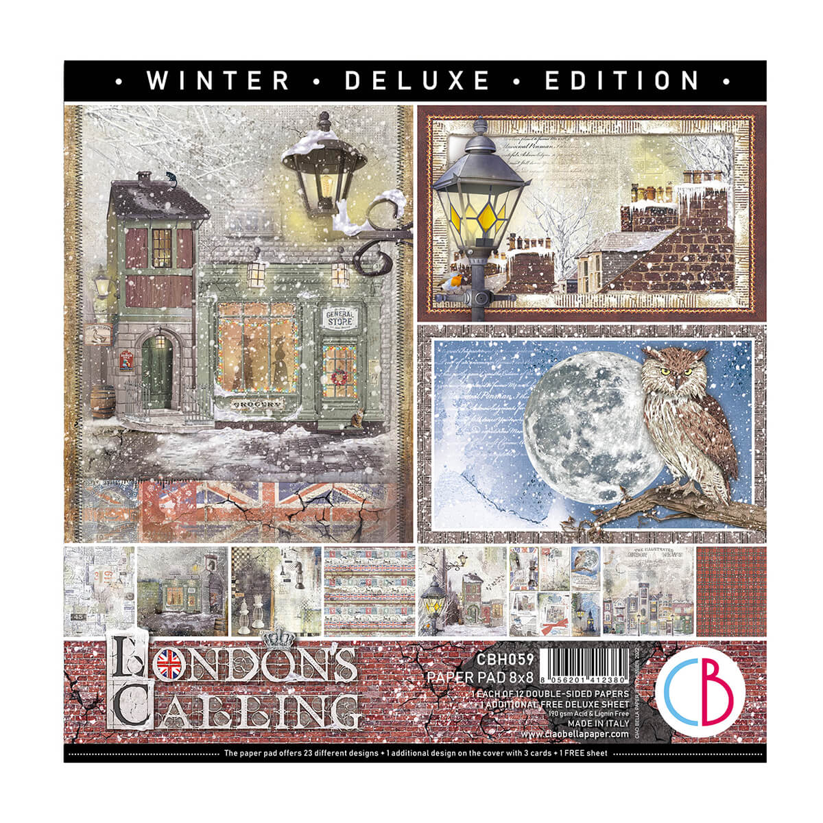 Bild von Ciao Bella - LONDON'S CALLING PAD 8X8 12/PKG