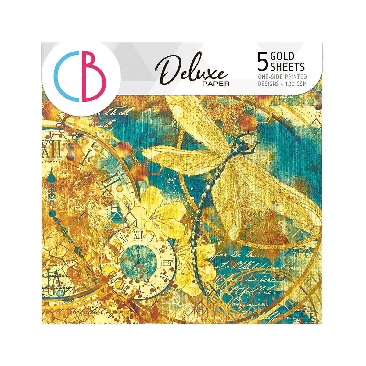 Bild von Ciao Bella - INDIGO DELUXE PAPER GOLD 6"X6" 5/PKG