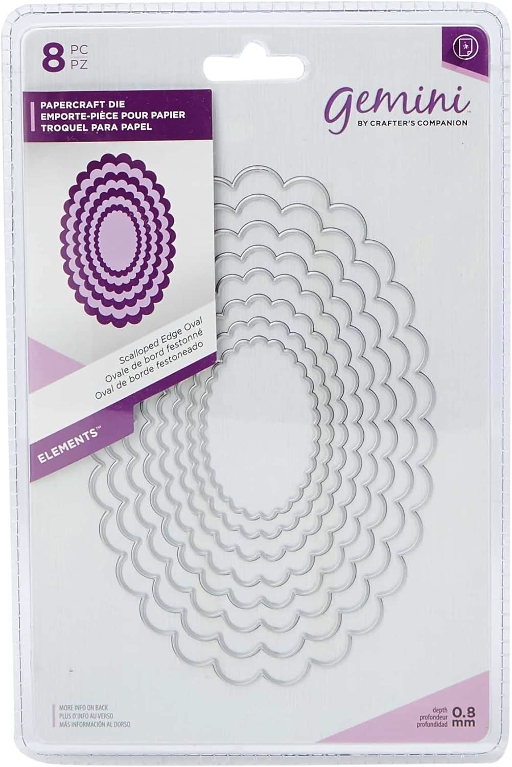 Bild von Gemini Die - Elements- Scalloped Edge Oval