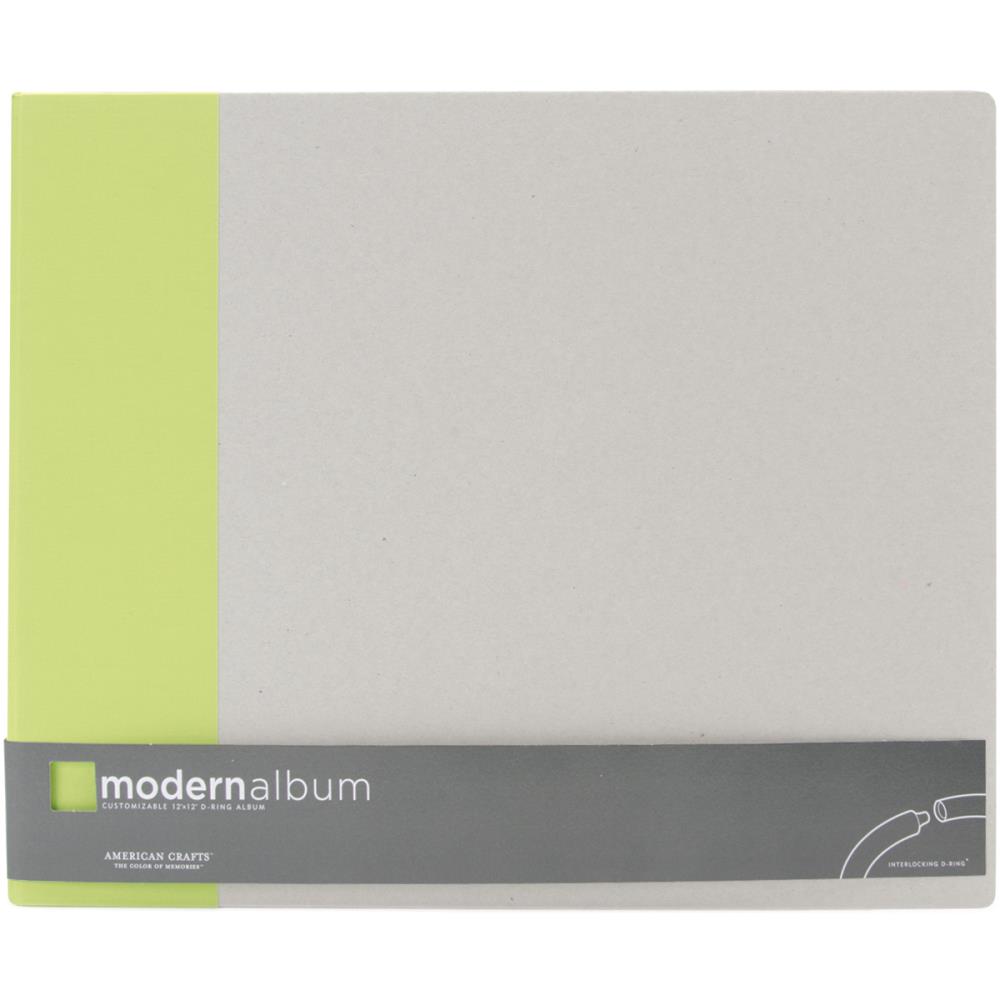 Bild von American Crafts Modern D-Ring Album 12"X12" zum Selbstgestalten in verschiedenen Farben