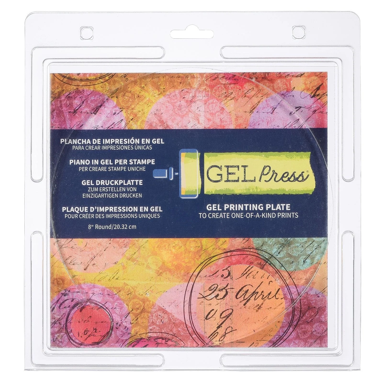 Bild von Gel Press - Gel Druckplatte 20,32 cm Rund