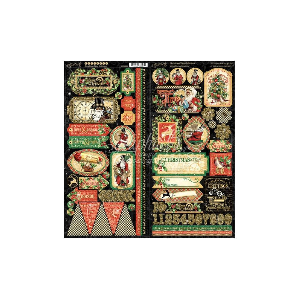 Bild von Graphic45 - Christmas Time Stickers