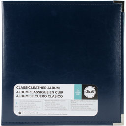 Bild von We R Classic Leather D-Ring Album 8.5"X11"-Navy