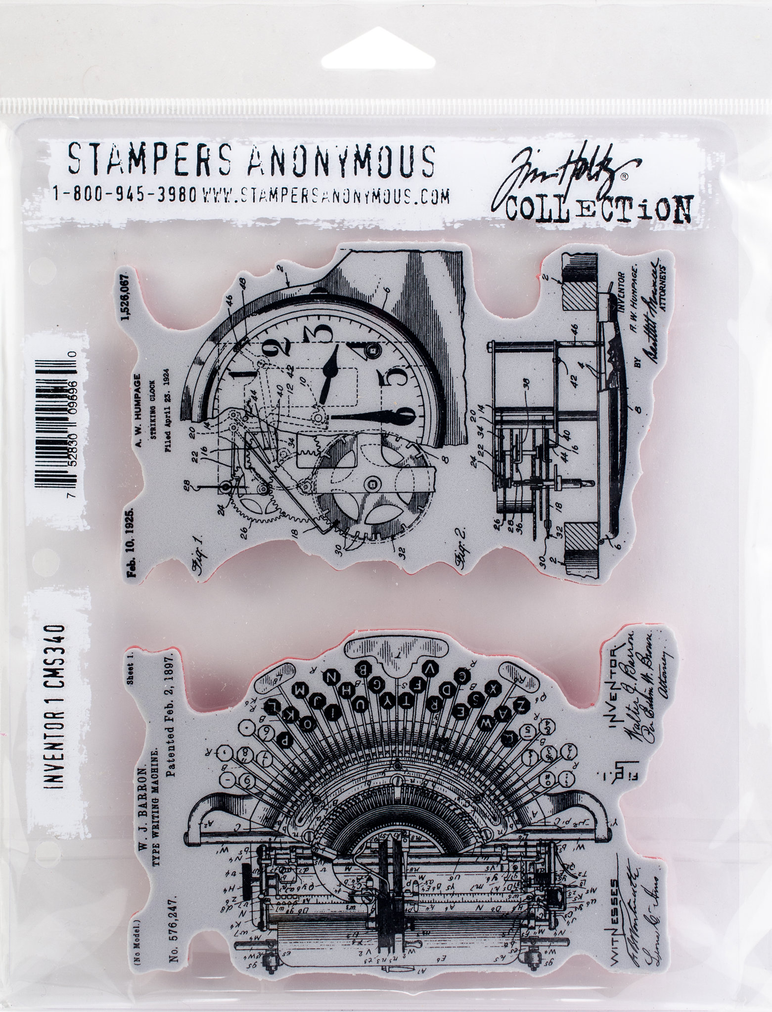 Bild von Tim Holtz Cling Stamps -Inventor 1