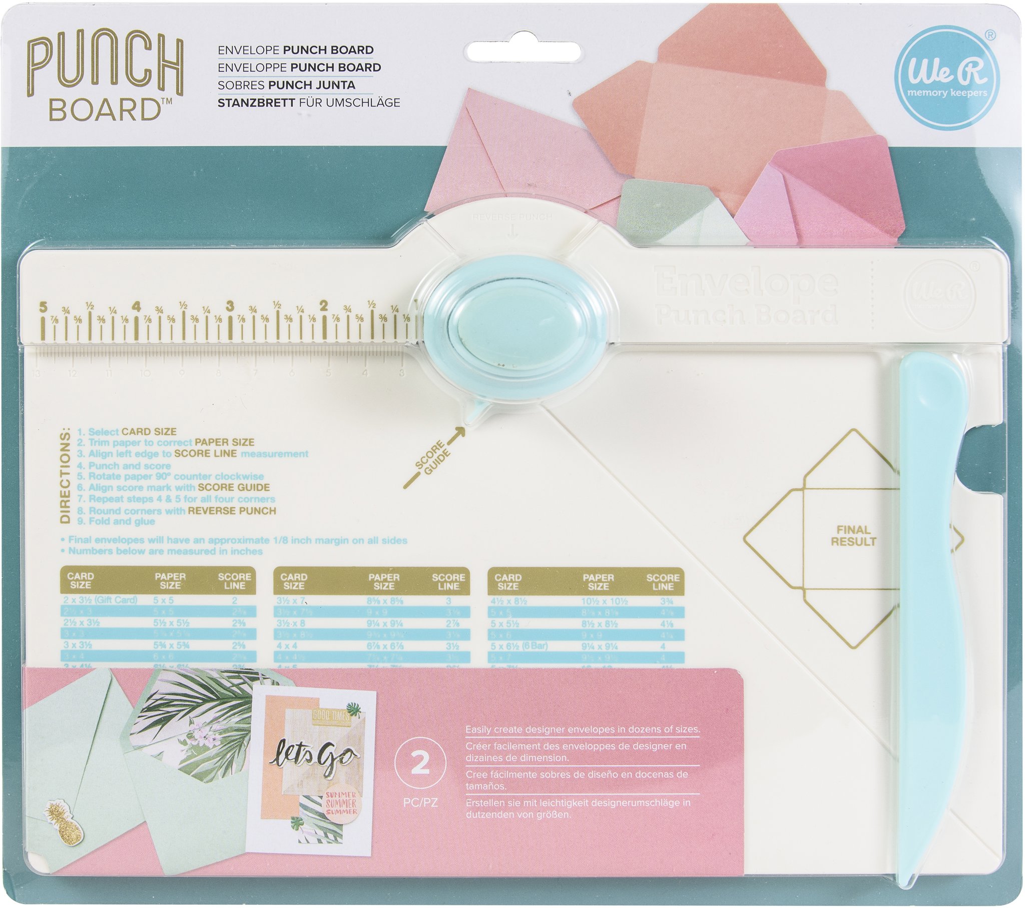 Bild von We R Memory Keepers Envelope Punch Board-6.75"X10.5"