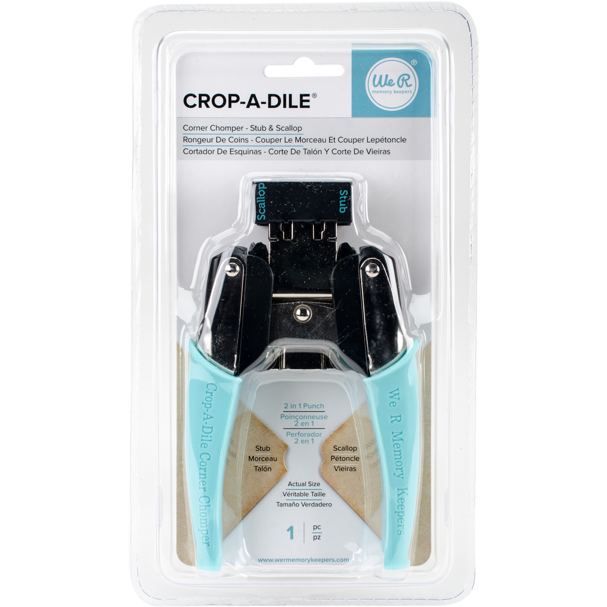 Bild von Crop-A-Dile Corner Chomper Tool-Stub & Scallop