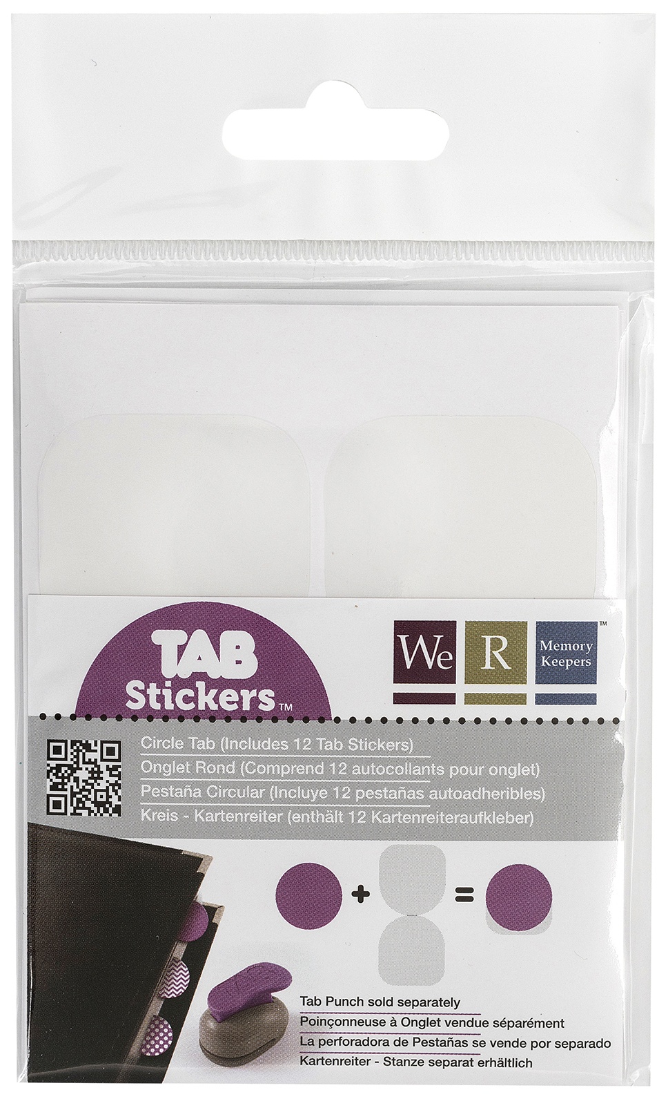 Bild von Tab Stickers 12/Pkg-Circle, 1.5"