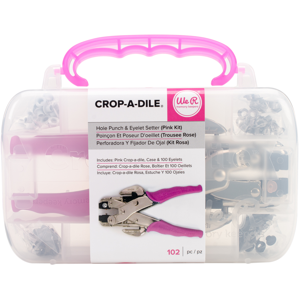 Bild von Crop-A-Dile Punch Kit-Pink