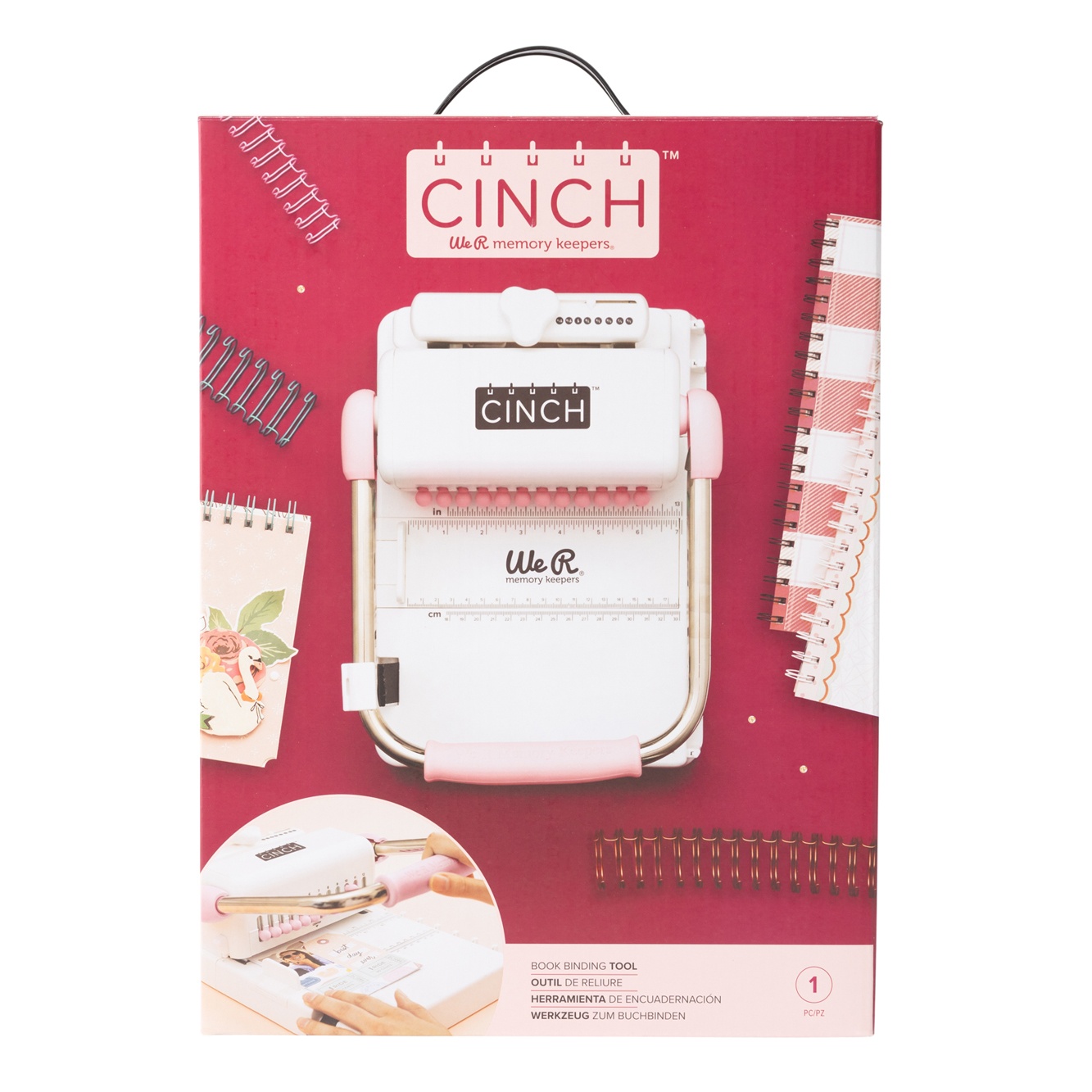 Bild von Heidi Swapp Cinch Book Binding Tool W/Square Holes-11.5"X8"X5"