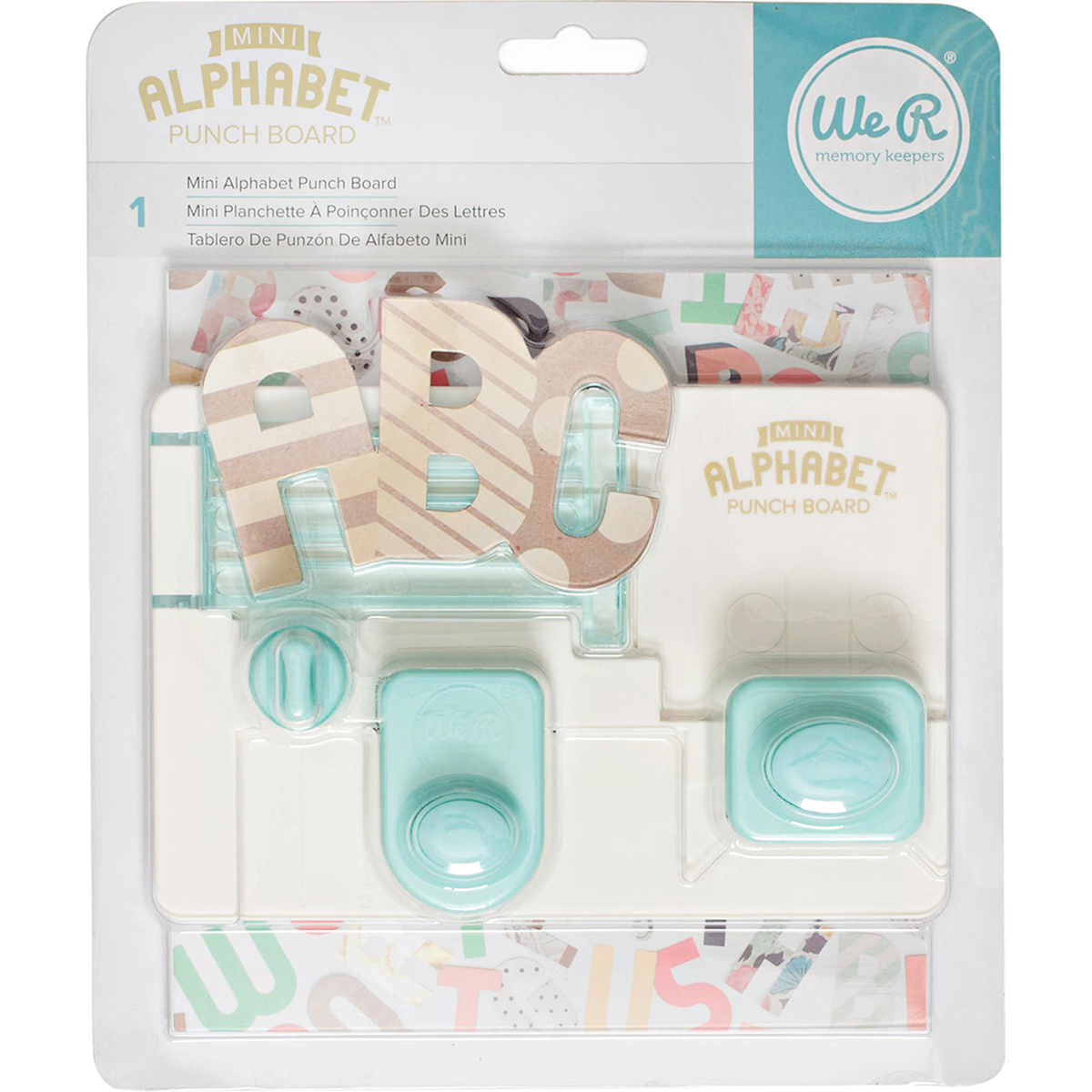 Bild von We R Mini Alphabet Punch Board-