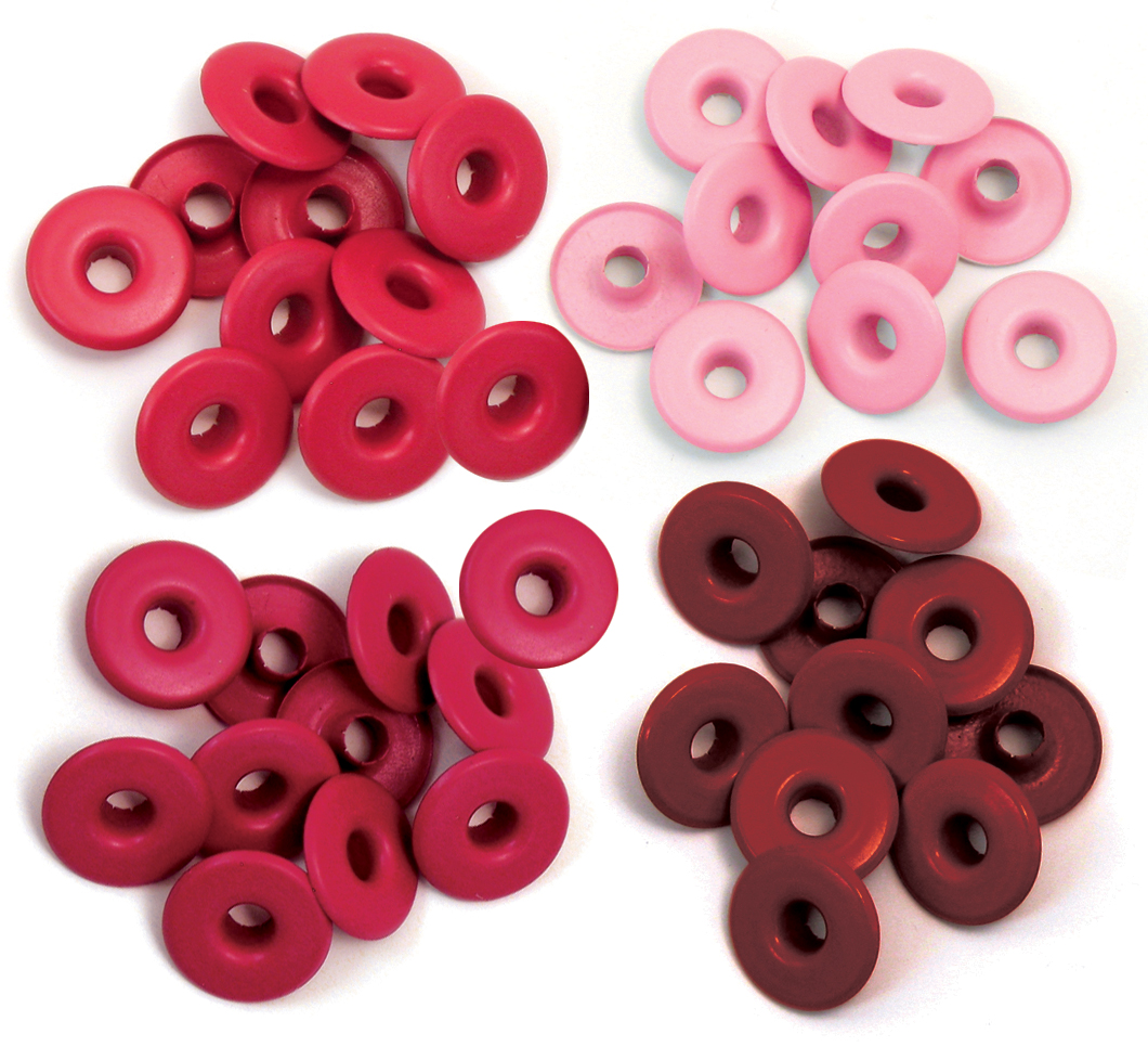 Bild von We R Eyelets Wide 40/Pkg-Red