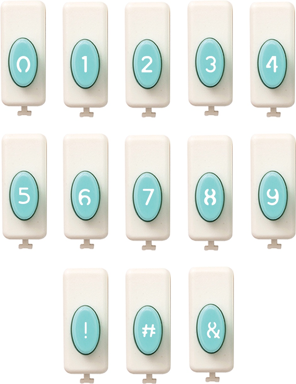 Bild von We R Memory Keepers Numbers & Symbols Punch Set -