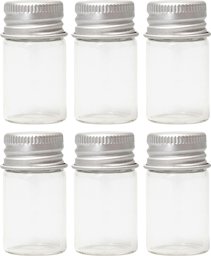 Bild von We R Memory Keepers Storage Glass Jars 6/Pkg-Medium