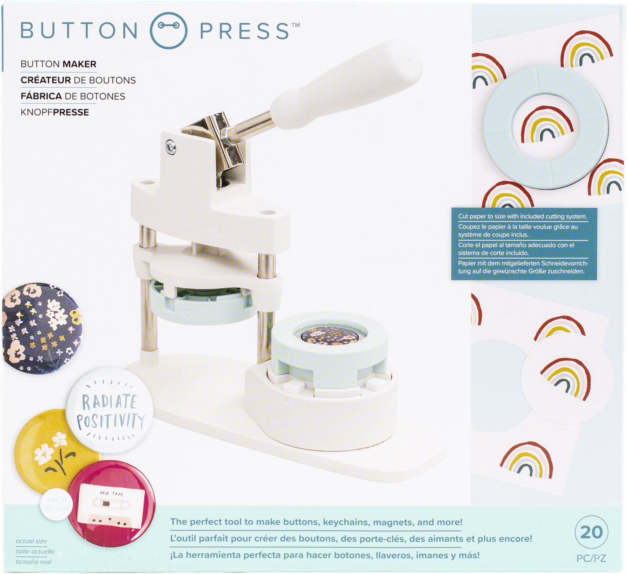 Bild von We R Memory Keepers Button Press Kit-