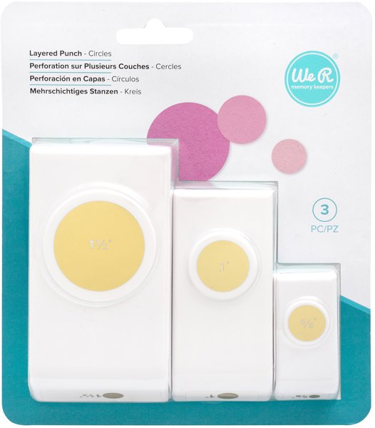 Bild von We R Memory Keepers Layering Punches 3/Pkg-Circles