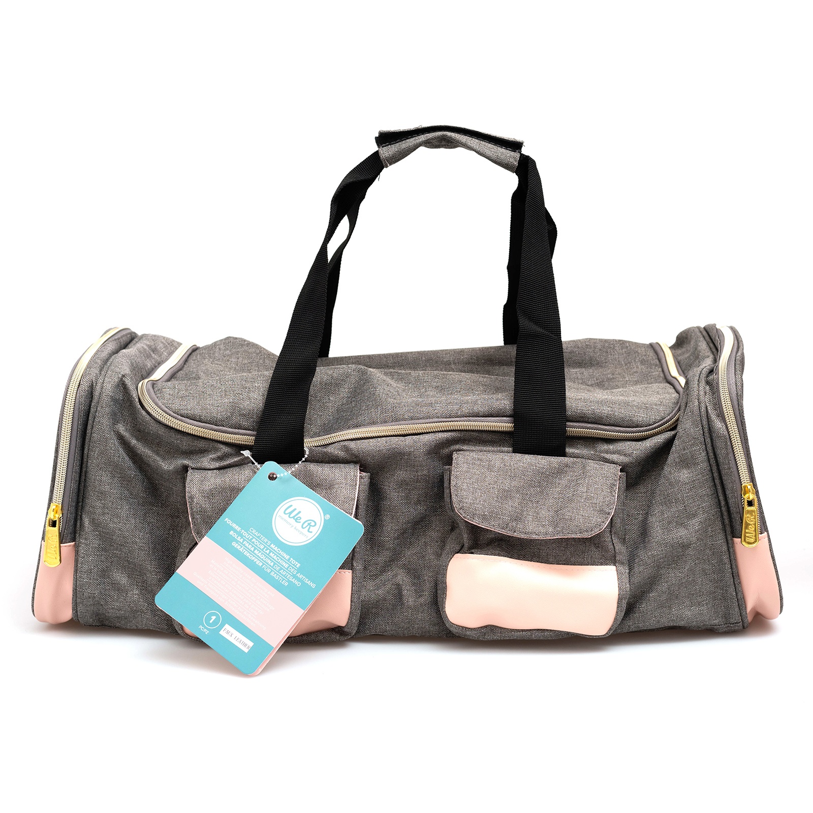 Bild von We R Crafter's Machine Tote-Pink & Grey