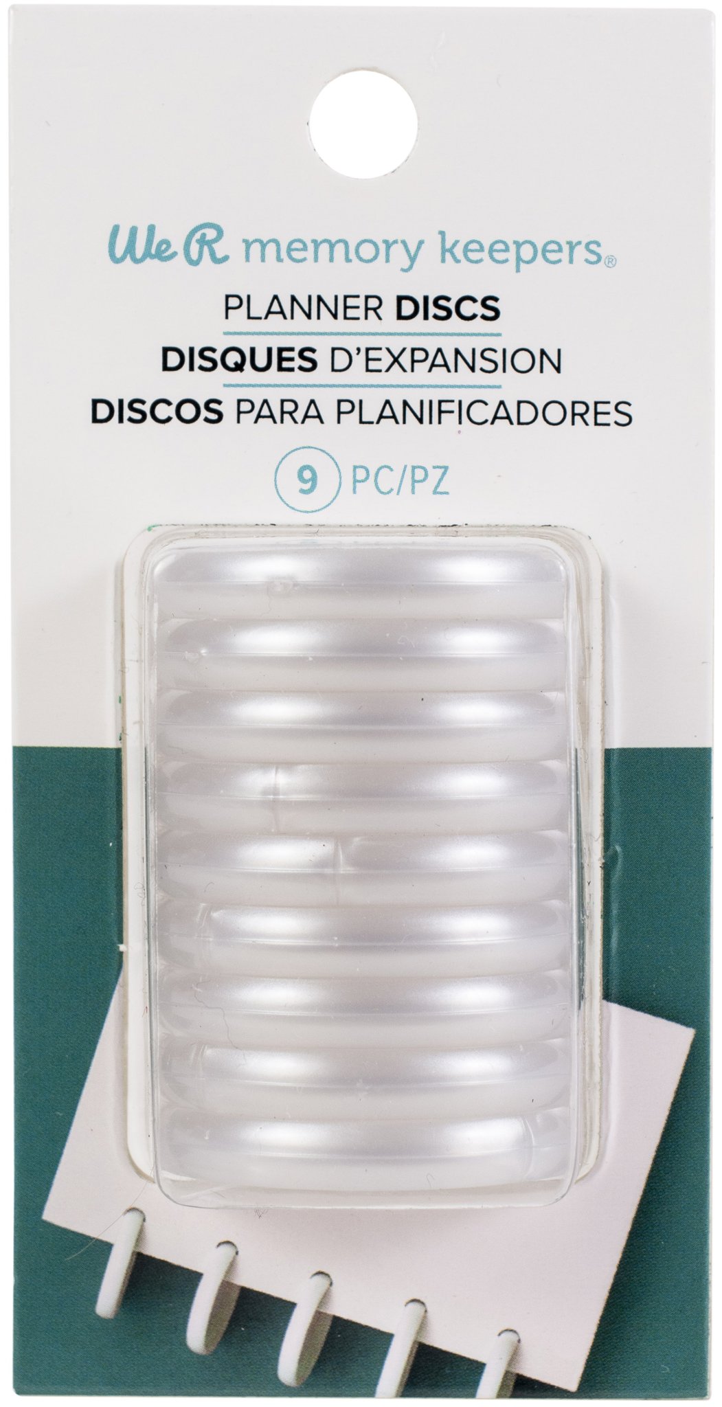 Bild von Crop-A-Dile Power Punch Planner Discs 9/Pkg-Pearl