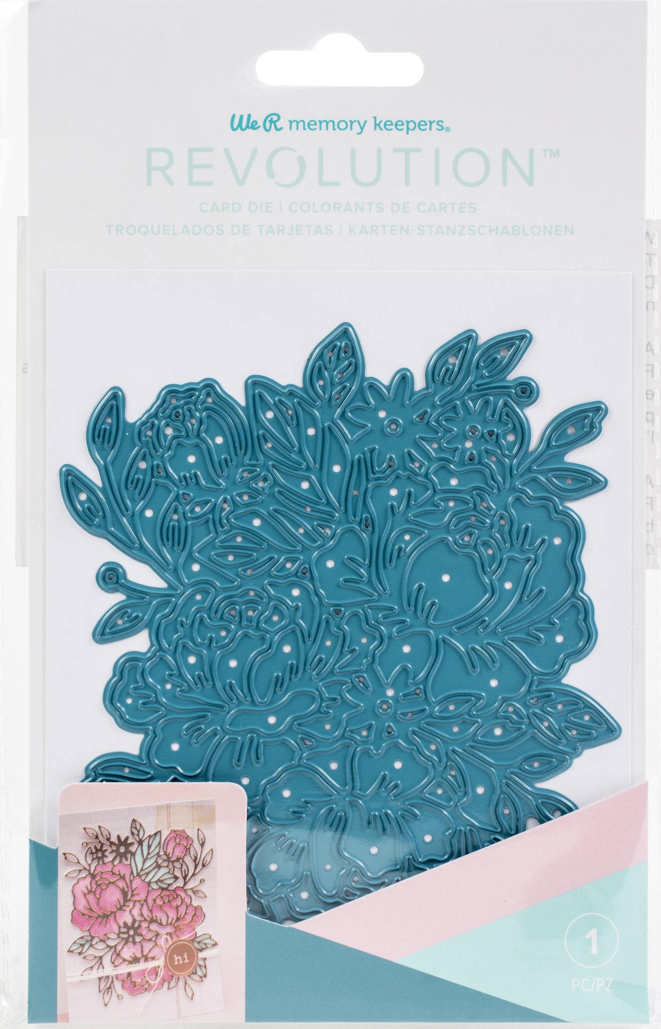 Bild von We R Memory Keepers Revolution Die-Card Front Floral