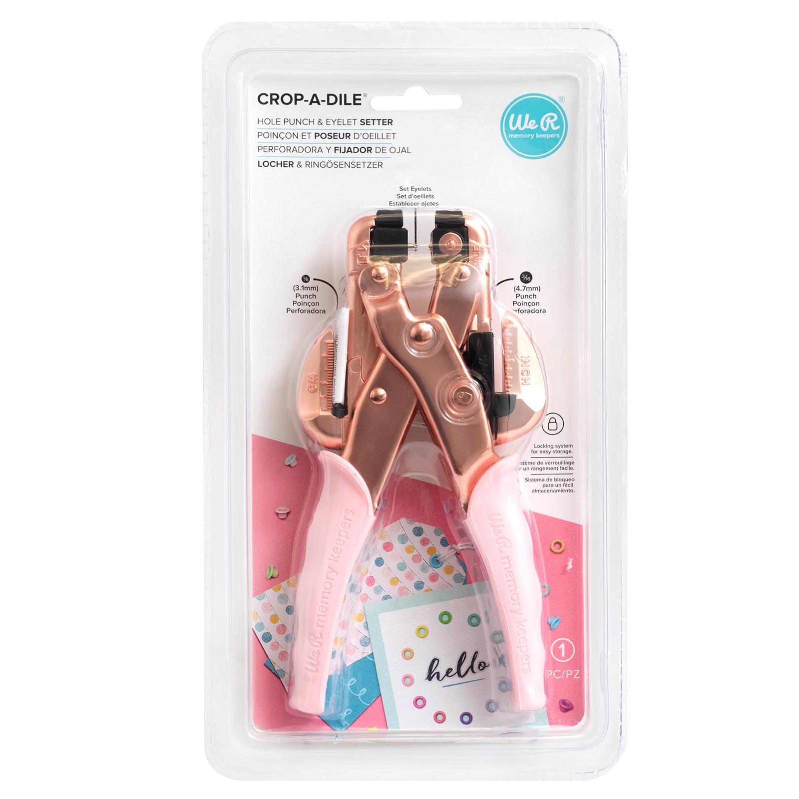 Bild von Crop-A-Dile Hole Punch & Eyelet Setter-Rose Gold