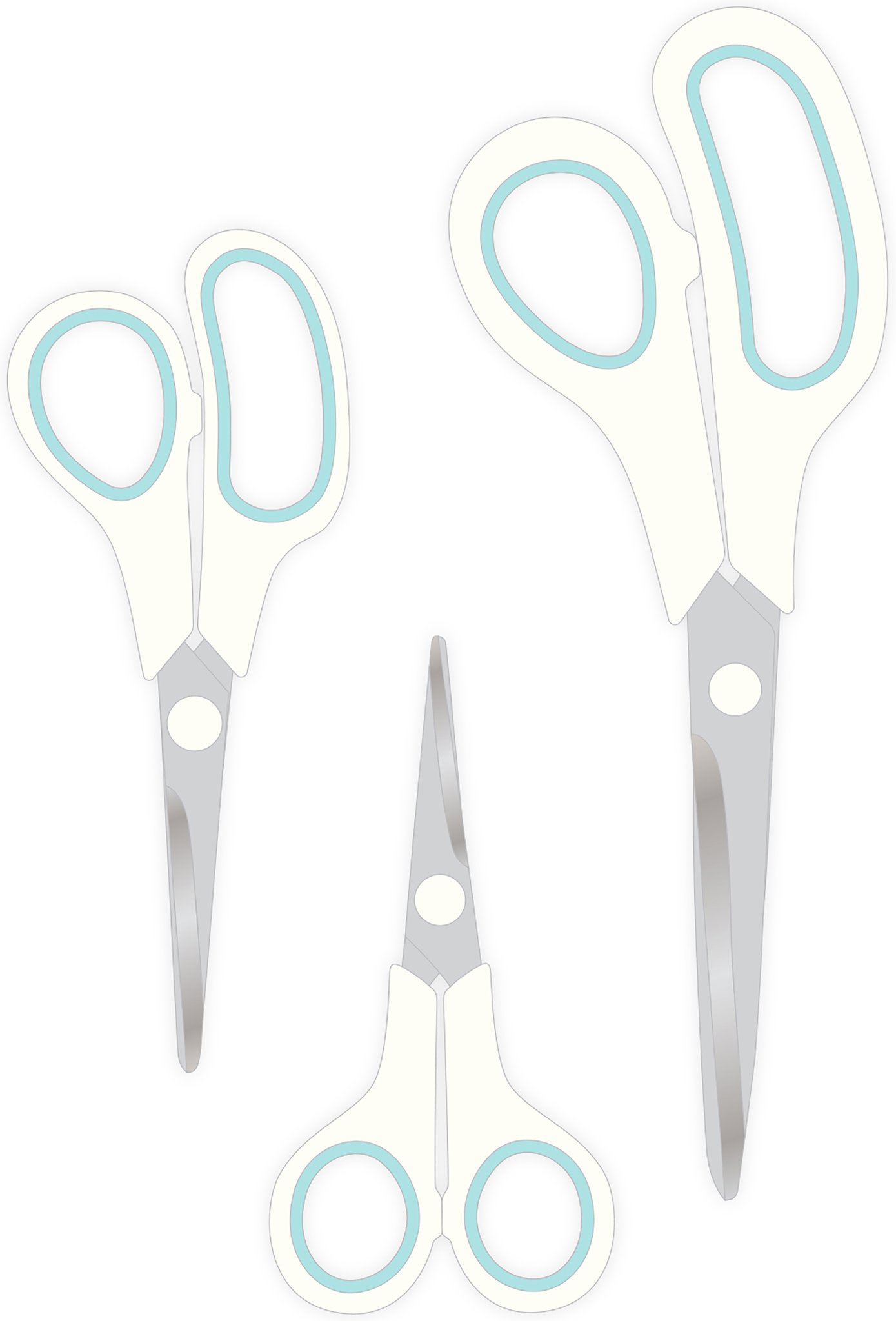 Bild von We R Memory Keepers Scissors 3/Pkg-