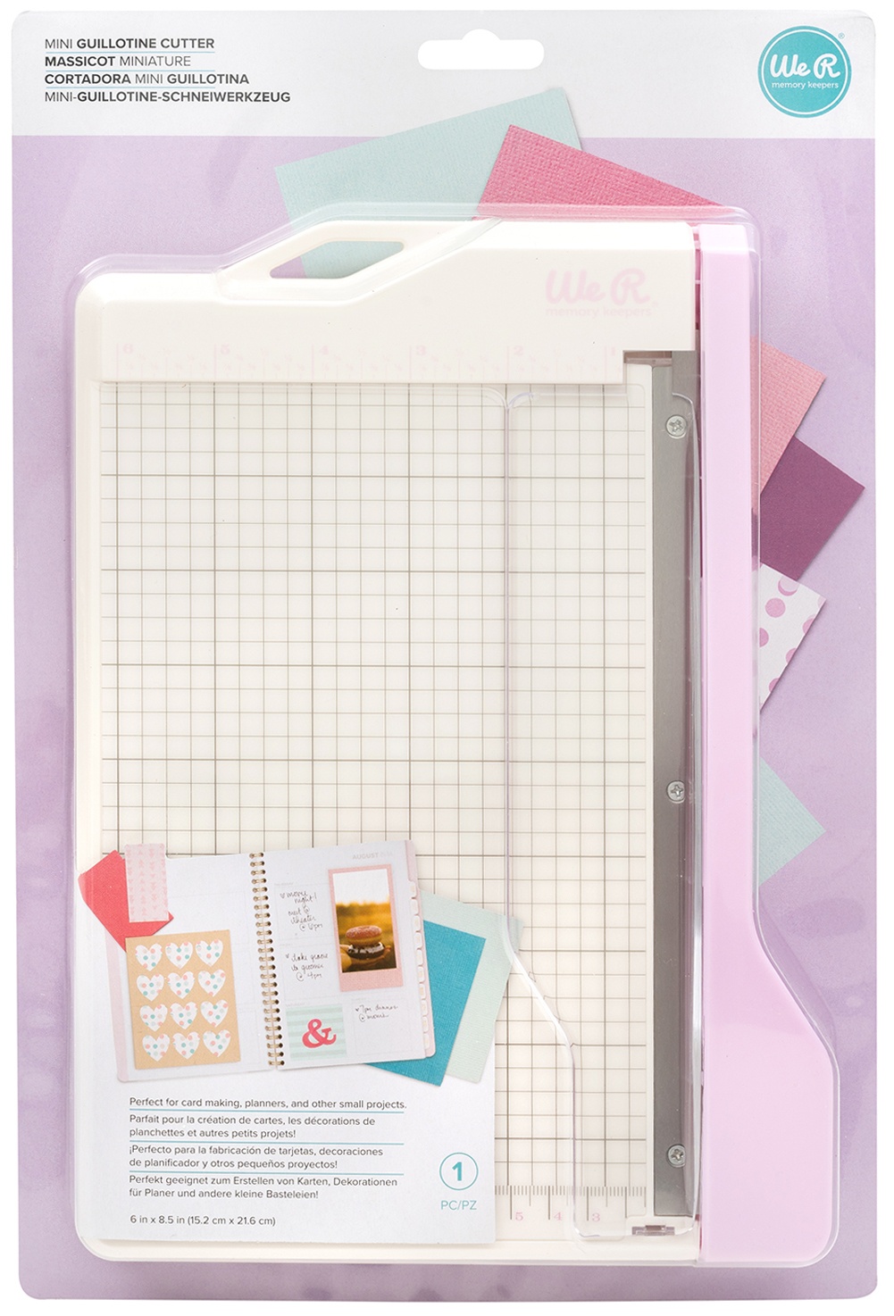 Bild von We R Memory Keepers Mini Guillotine Paper Cutter-Lilac