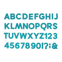 Bild von We R Memory Keepers Large Alphabet Dies-San Serif 2"