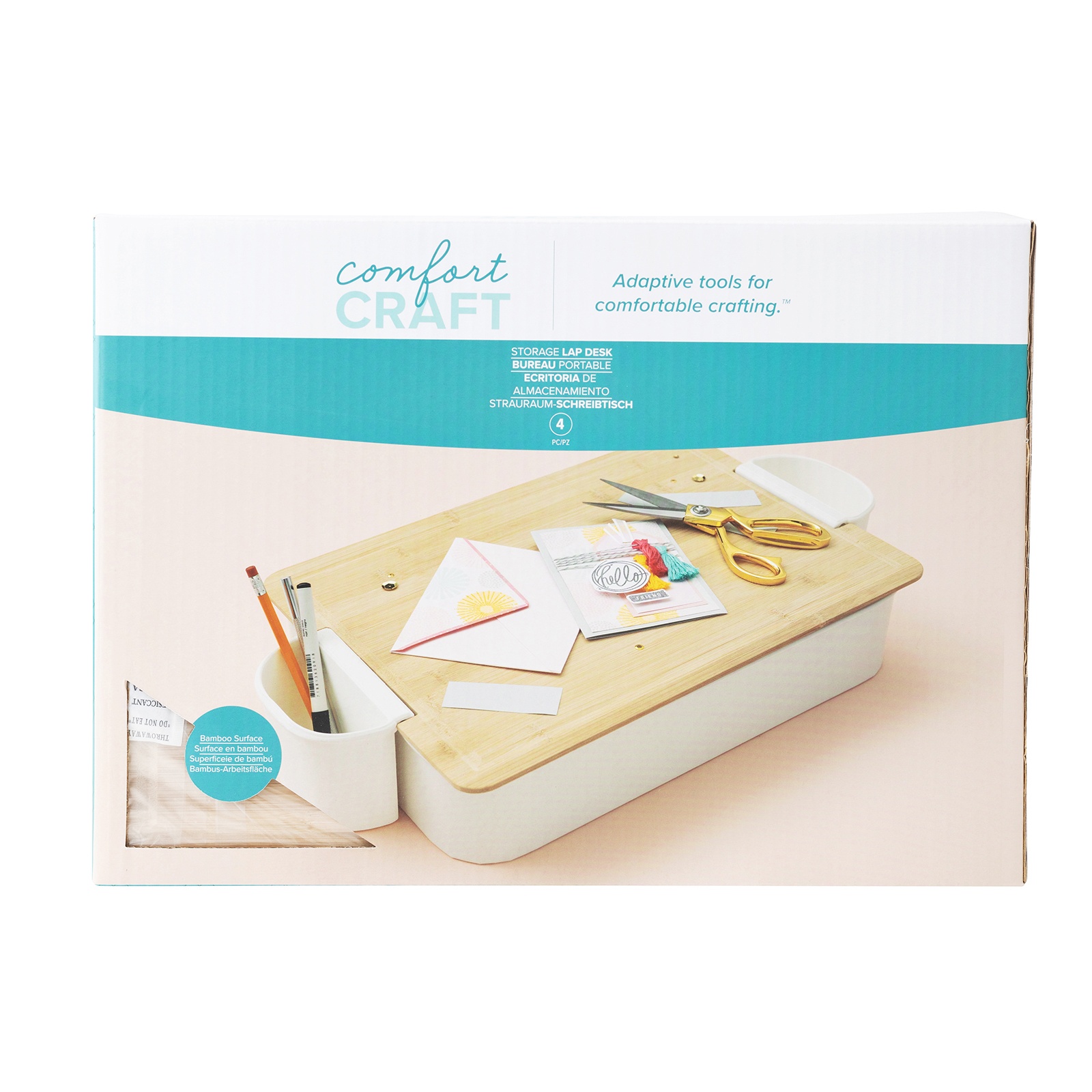 Bild von We R Comfort Craft Crafter's Lap Desk-4 Piece